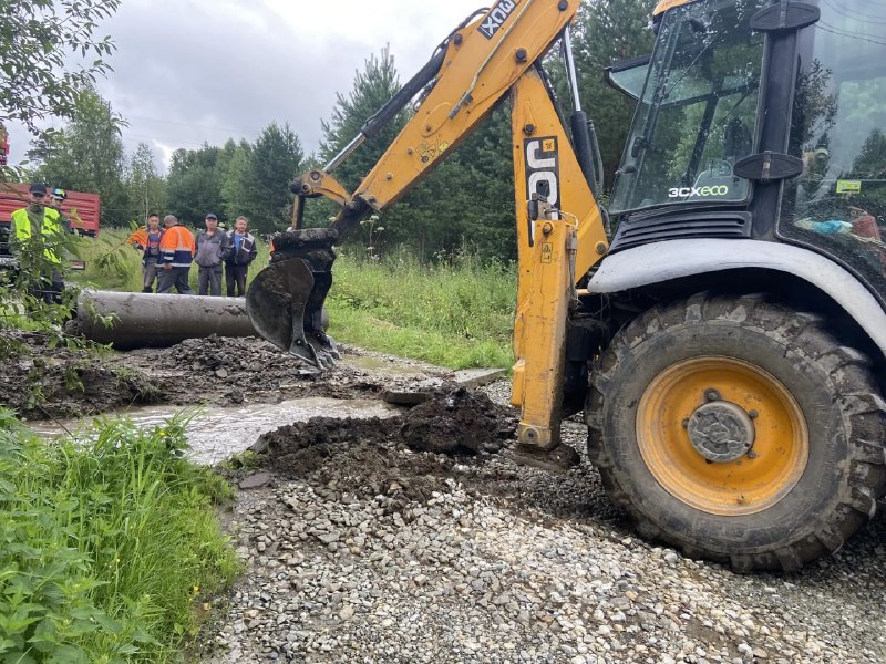 Борьба с подтоплением в поселке Кедровка