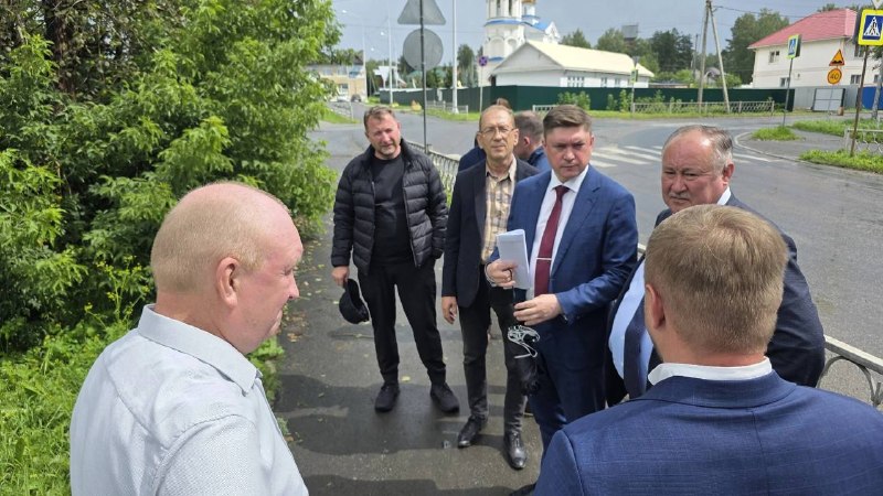 Обследование дороги и поиска нового места остановки в посёлке Садовый