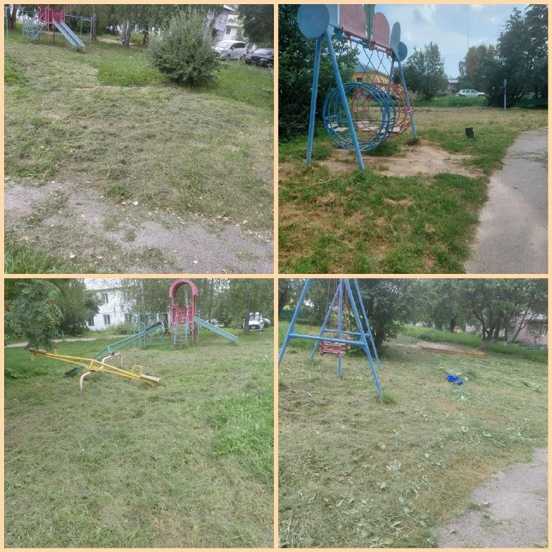 Облагораживание территории в поселке Кедровка