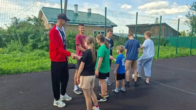 Доброе действие в посёлке Монетный