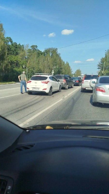 Пробка на улице Горького