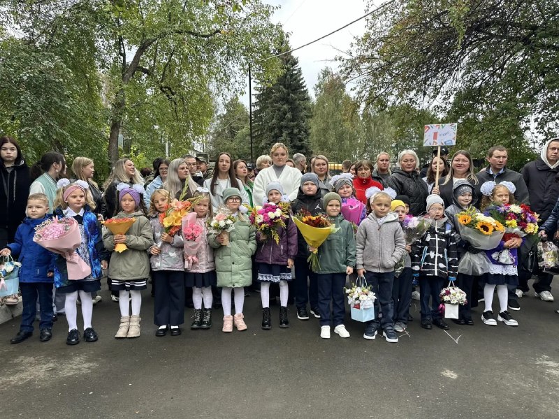 Открытие учебного года в кедровской школе