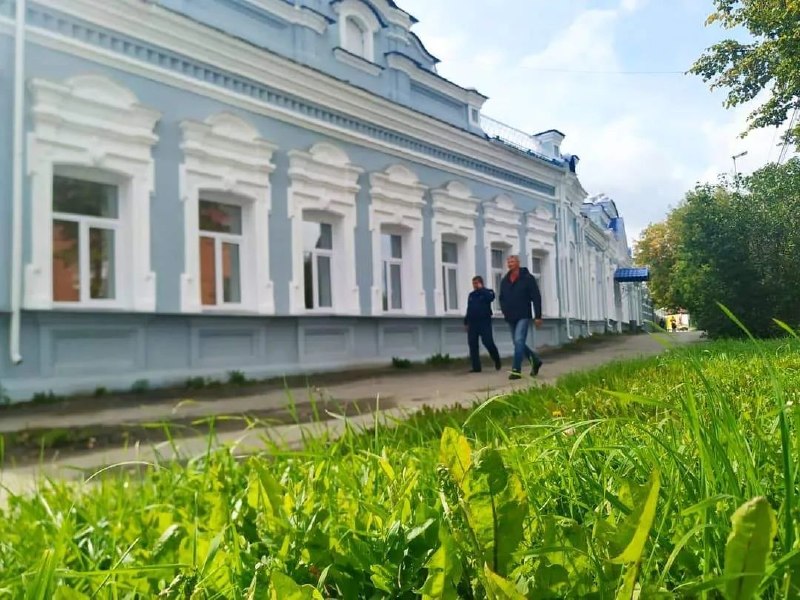 Военкомат Берёзовского отреставрировали, обнаружив глубокий шурф